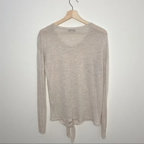 Madewell Tie Front thin sweater - Picture 4 of 7